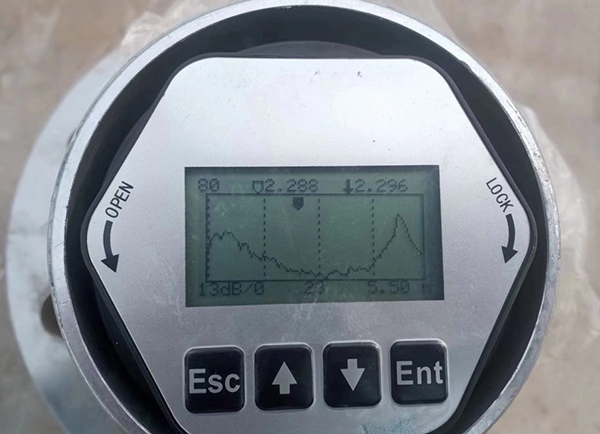 缆式导波雷达液位计回波曲线